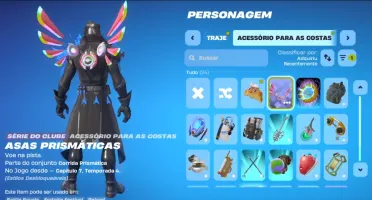 Conta fortnite 18 skins 1,500 v-bucks full acesso