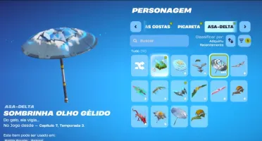 Conta fortnite 18 skins 1,500 v-bucks full acesso