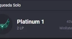 Conta league of legends platina 1
