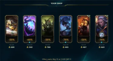 Conta league of legends platina 1