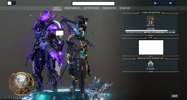 CONTA WARFRAME MESTRIA 28 6K PL RIVENS,RELIQUIAS
