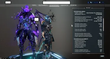 CONTA WARFRAME MESTRIA 28 6K PL RIVENS,RELIQUIAS