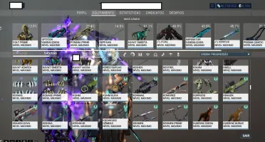 CONTA WARFRAME MESTRIA 28 6K PL RIVENS,RELIQUIAS