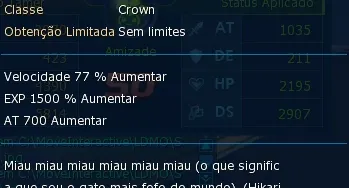 Conta iniciante com OMM e set Hazard no LADMO - Omegamon