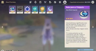 Conta de Genshin AR 36 Com Mona Keqing e Zhongli