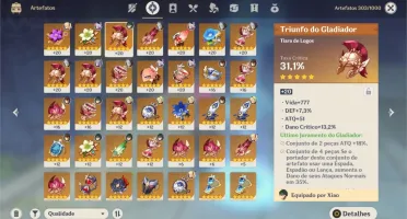 AR53-XIAO+ZHONGLI+QIQI C1+KEQING C1+ARMA 5*+RESINAS+NA-PC