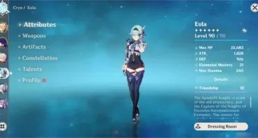 AR 55 Baal + Lança - Ayaka - Kazuha - Eula - Hutao