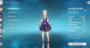 AR 55 Baal + Lança - Ayaka - Kazuha - Eula - Hutao