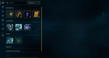 Conta Unranked, level 30, 15 campeões, 4 skins.