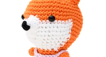 Raposa Cabeçuda Amigurumi Artesanal Bebê Decoração Quarto