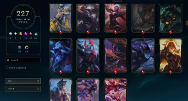Conta LoL | Todos os Campeões | 227 Skins