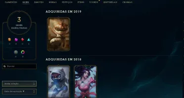 Conta LOL PLAT IV 42 champ lvl 57 por 40 Reais