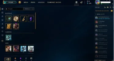 Conta LOL PLAT IV 42 champ lvl 57 por 40 Reais