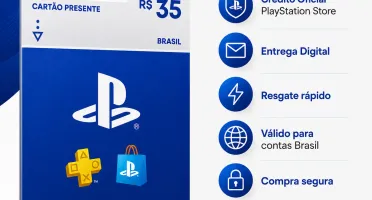 Gift Card PlayStation Store R$ 35Código |Digital Oficial BR