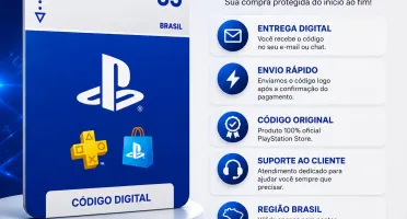 Gift Card PlayStation Store R$ 35Código |Digital Oficial BR