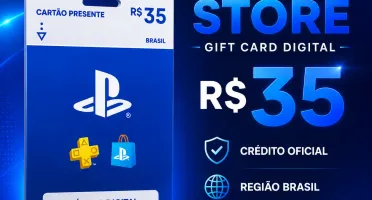 Gift Card PlayStation Store R$ 35Código |Digital Oficial BR