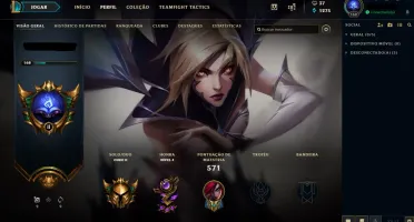 Conta LOL todos os champs e 175 skins