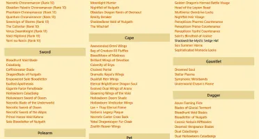 AQW Endgame conta – HeroMart + Rare/Endgame Classes
