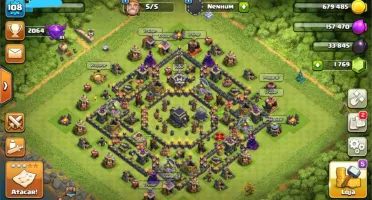 Conta Clash of clans cv9 FULL