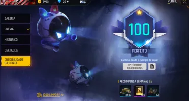 conta free fire rara ( conta de streamer )