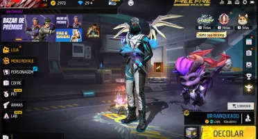 conta free fire rara ( conta de streamer )