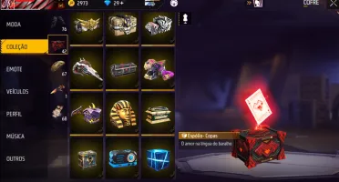 conta free fire rara ( conta de streamer )