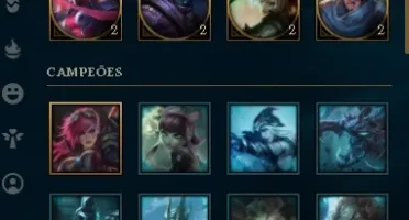 Conta gold 60% wr, 33 skins, lv 130, 80 champs com boost xp