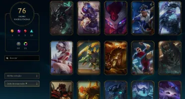 Conta D3 League of Legends + 76 skins