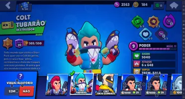 CONTA BRAWL STARS ANTIGA E GEMADA 34K DE TROFÉUS 72 BRAWLERS
