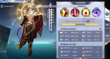 Conta Saint Seiya Awakening - 805 Gemas e Cavaleiros Fortes