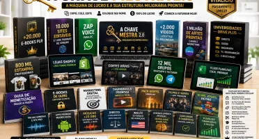 🔥 A Chave Mestra 2.0: O Seu Acervo Digital Estratégico