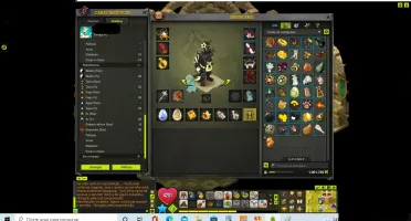 CONTA LVL 200 CROCA COM ITENS TOP