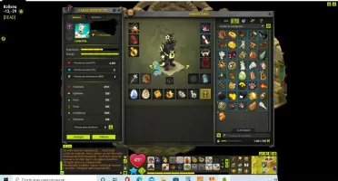 CONTA LVL 200 CROCA COM ITENS TOP