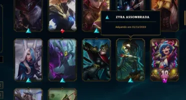 CONTA LOL 77 SKINS 145 CHAMPS