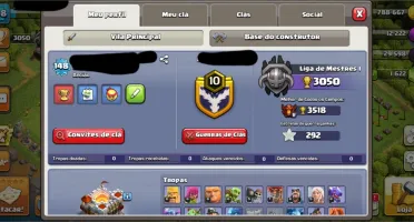 CLASH OF CLANS CV11 QUASE FULL