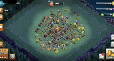 CLASH OF CLANS CV11 QUASE FULL