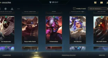 Wild Rift - Conta Mestra SKIL FULL
