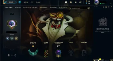 Conta LoL Troco Email Level 45 Platina III 31 Champs 4 Skins