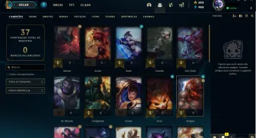 Conta LoL Troco Email Level 45 Platina III 31 Champs 4 Skins
