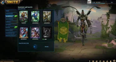 Conta de SMITE Lvl 129; 342 skins; Todos os deuses;