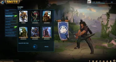 Conta de SMITE Lvl 129; 342 skins; Todos os deuses;