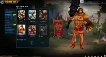 Conta de SMITE Lvl 129; 342 skins; Todos os deuses;
