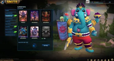 Conta de SMITE Lvl 129; 342 skins; Todos os deuses;