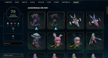 Conta Gold 1 Full Champs 135 Skins