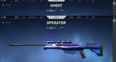 CONTA VALORANT SEM RANK VARIAS SKINS