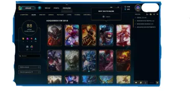 CONTA OURO IV, 71 CAMPEÕES , 88 SKINS