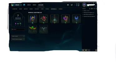 CONTA OURO IV, 71 CAMPEÕES , 88 SKINS