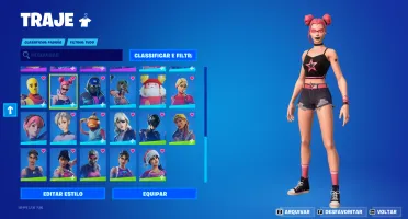 Conta Epic Games com muitos jogos e skins em jogos