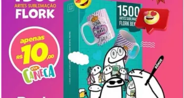 Pack 1500 Artes Sublimação para Canecas - Flork Bento Meme