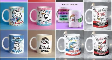 Pack 1500 Artes Sublimação para Canecas - Flork Bento Meme
